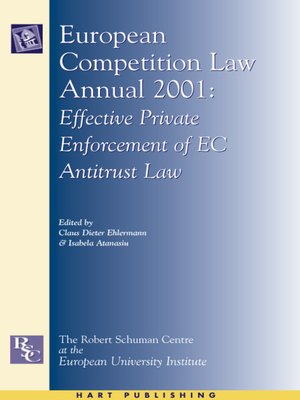 cover image of European Competition Law Annual 2001